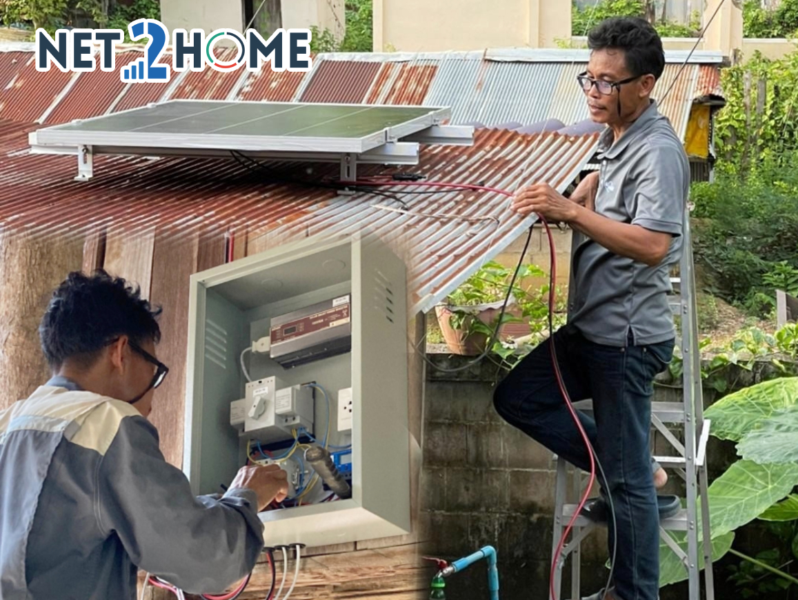 Net2Home ติดตั้งโซลาร์เซลล์ในพื้นที่แม่กาษา จ.ตาก <br></br>