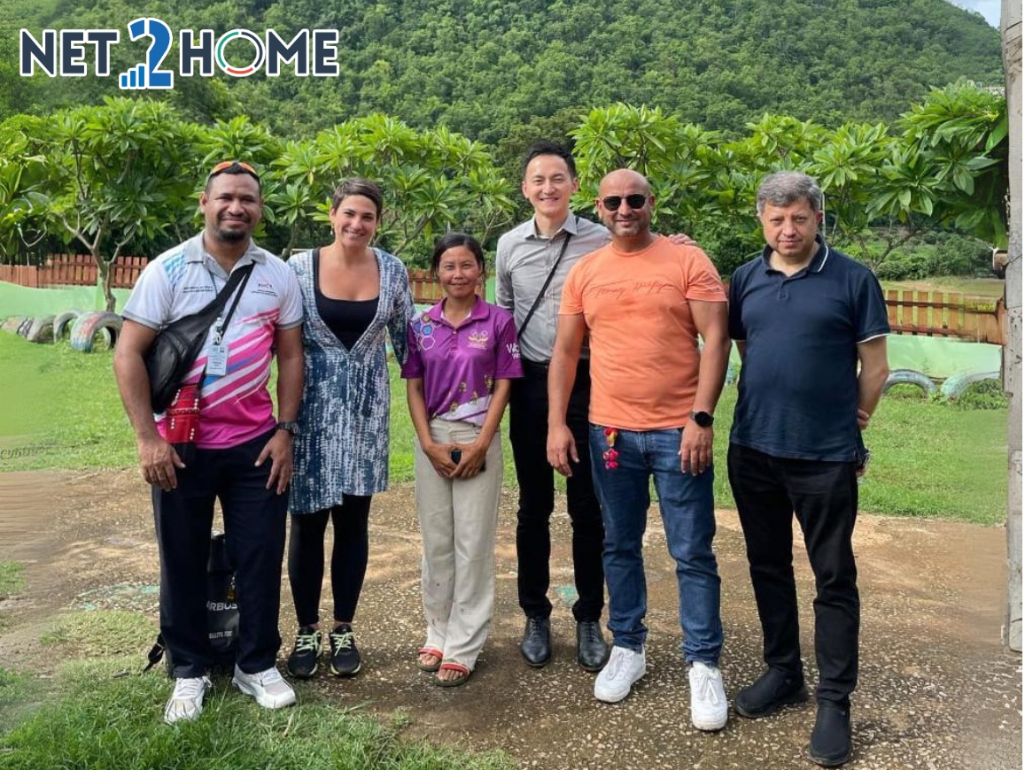 ผู้แทนจากองค์กรชั้นนำเยี่ยมชมการดำเนินงานของ Net2Home ในเชียงใหม่